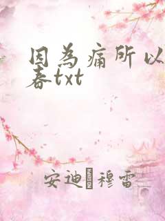 因为痛所以叫青春txt