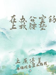 在办公室的椅子上放腰垫