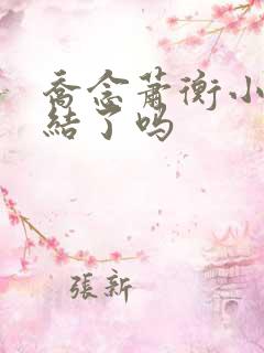 乔念萧衡小说完结了吗