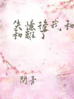 失忆后我和王爷和离了