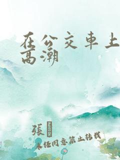 在公交车上达到高潮