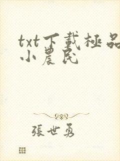 txt下载极品小农民
