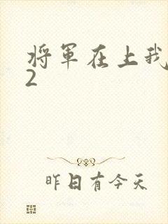 将军在上我在下2