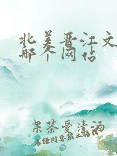 北美晋江文学是哪个网站