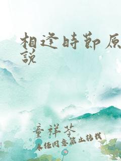 相逢时节原著小说