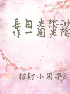 长日光阴渺渺乱作一团光阴似箭
