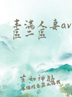 丰满人妻av一区二区