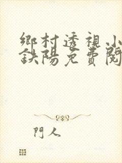 乡村透视小神医铁阳免费阅读全本