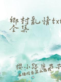 乡村乱情txt全集