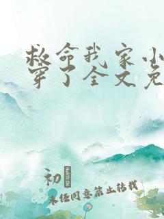 救命我家小姐被穿了全文免费阅读