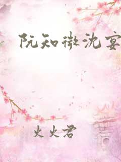 阮知微沈宴电竞