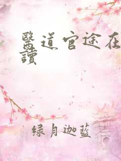 医道官途在线阅读