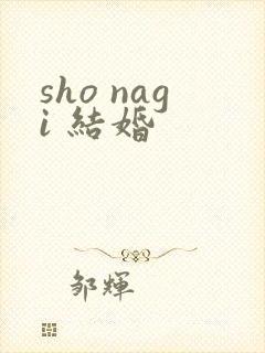 sho nagi 结婚