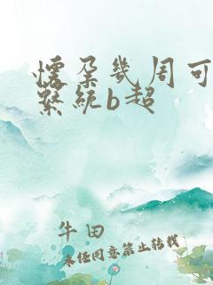 怀孕几周可以做系统b超