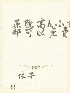 原耽高h小说在哪可以免费阅读