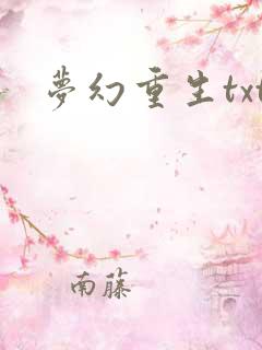 梦幻重生txt