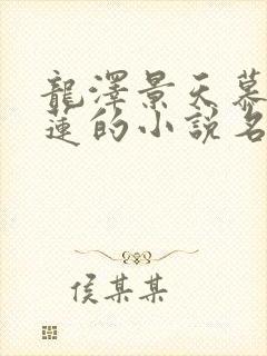 龙泽景天慕容青莲的小说名字