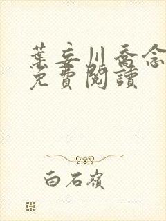 叶妄川乔念小说免费阅读