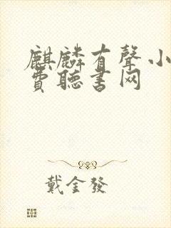 麒麟有声小说免费听书网