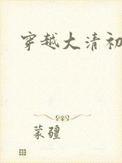穿越大清初年