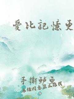 爱比记忆更长久