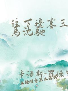 往下边塞玉器骑马沈驰