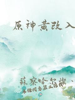 原神黄改入口
