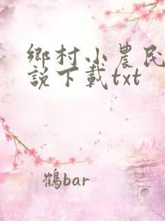 乡村小农民 小说下载txt