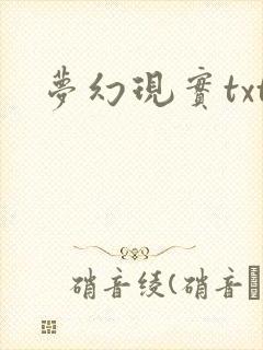 梦幻现实txt