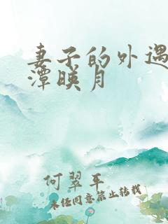 妻子的外遇 江潭映月