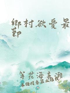 乡村欲爱最新章节