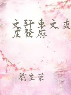 文轩车文爽到头皮发麻