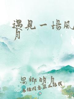 遇见一场风花雪月