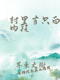 村里有只白骨精肉段