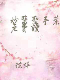 妙医圣手叶皓轩免费读