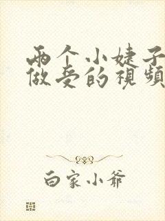 两个小婕子和我做受的视频