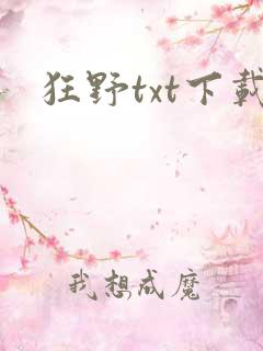 狂野txt下载
