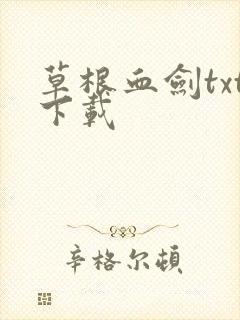 草根血剑txt下载
