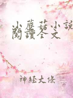 小蘑菇小说免费阅读全文