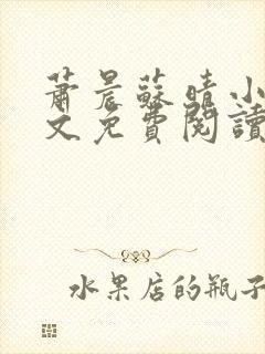 萧晨苏晴小说全文免费阅读无弹窗
