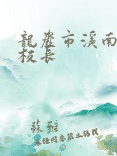 龙岩市溪南小学校长