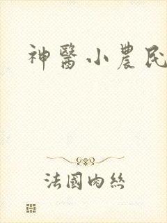 神医小农民叶凡