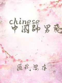 chinese中国帅男飞机