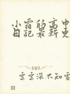 小霜的高中成长日记最新更新