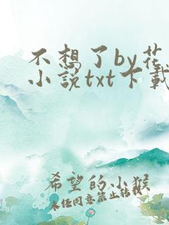 不想了by花卷小说txt下载