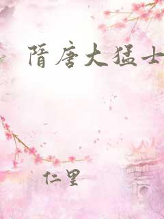 隋唐大猛士