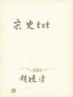 宋史txt