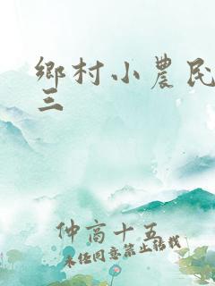 乡村小农民张十三