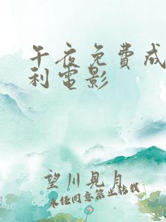 午夜免费成人福利电影