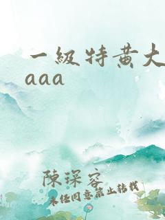 一级特黄大片aaaa